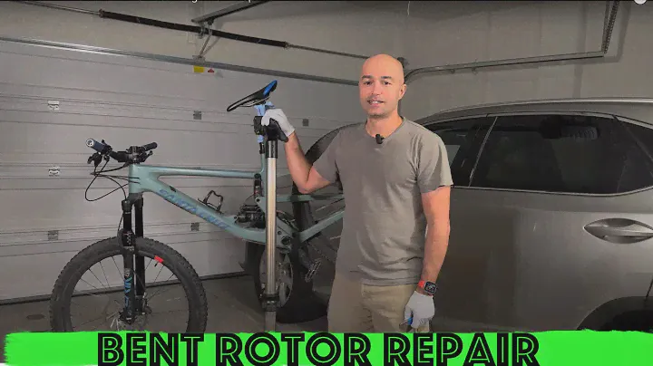 Bent SRAM Centerline Brake Rotor Alignment Repair; Mountain bike