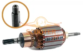 Ротор (Якорь) для электрокосы (триммера) MAKITA UR3502, YA00000508