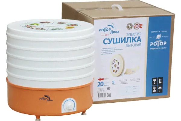 Электросушилка Ротор СШ-002 с 5 решетами (гофротара)