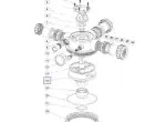Ротор Emaux клапана 1.5" for V350-V650, FSP series, 4-way, арт. 012504
