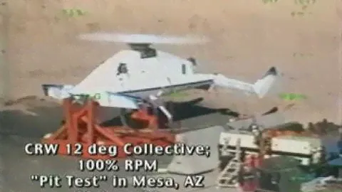CRW Canard Rotor Wing X-50 Dragonfly