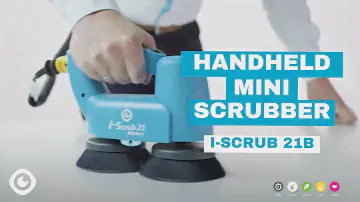 Handheld Battery Powered Min Scrubber | i-scrub 21B
