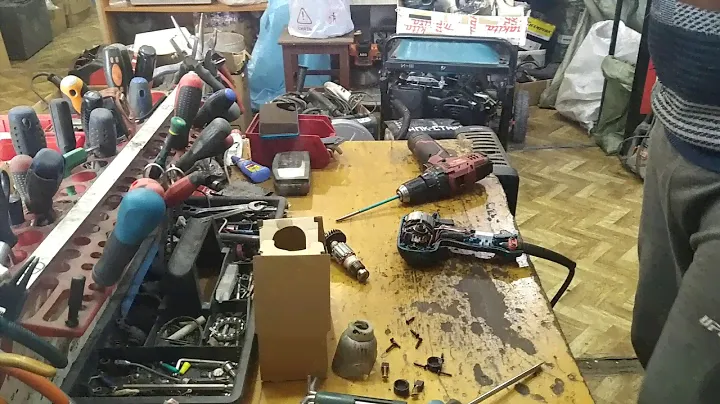 Замена ротора (якоря) на MAKITA TD 0101F