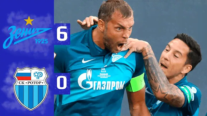 Зенит-Ротор 6-0 Обзор Матч 24/04/2021 HD