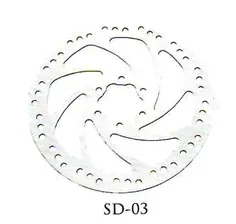 Ротор велосипедный TBS SD-03 D:180мм