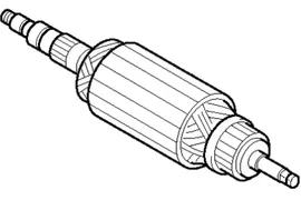 Ротор в сборе 240В (вкл. поз. 12,14-16) (замена кода 515179-9) Makita 515234-7