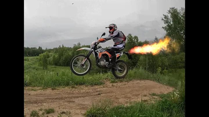 Прохват на мото в летний период.