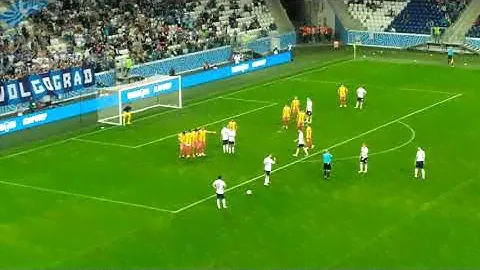 Супер гол Ризвана Ахмедханова (фк Ротор) в ворота фк Алания . Кубок России.