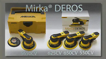 Mirka® DEROS – уникальная электрическая шлифовальная машинка для сектора строительства и отделки.