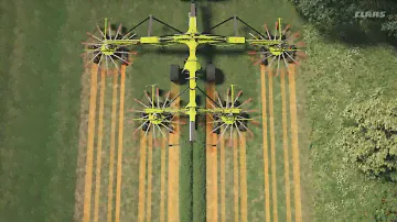 CLAAS LINER Four Rotor Rakes | Contouring Ability