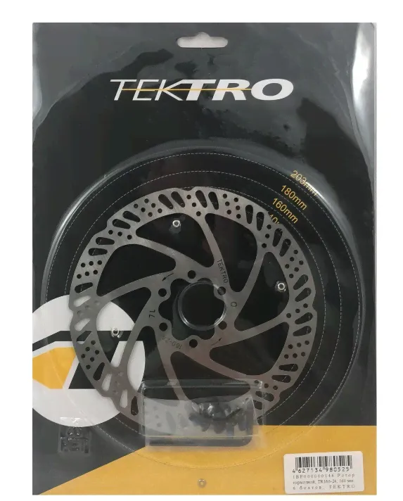Ротор велосипедный TEKTRO TR160-24, 160 мм, крепление 6 - винтовое, 1BF000000146