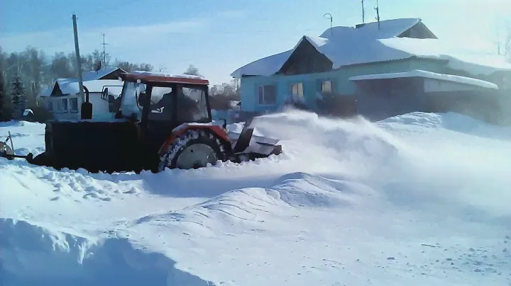 Самодельный шнекоротор на мтз 82.