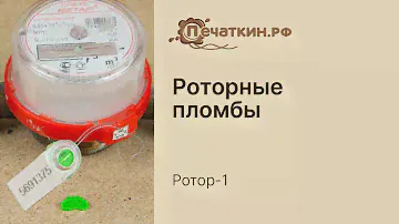 Роторная пломба «Ротор», как выглядит, применение
