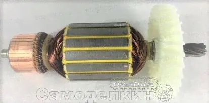 A0066-9 Ротор (якорь) для дисковой пилы ИНТЕРСКОЛ ДП-210/1900М (аналог 98.04.02.01.00)-0