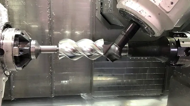 Supercharger Rotor Machining on a B-Axis Turn-Mill