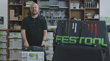 Festool cordless reciprocating saw RSC 18: Blade types