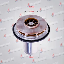 Ротор насоса (против часовой стрелки) GRUNDFOS UPS 15-50