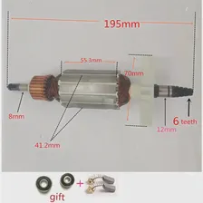 🛍 Ротор с 6 зубцами 220-240 в, сменный ротор для MAKITA 516308-7 9227CB 9237CB 9227C, аксессуары для электроинструмента