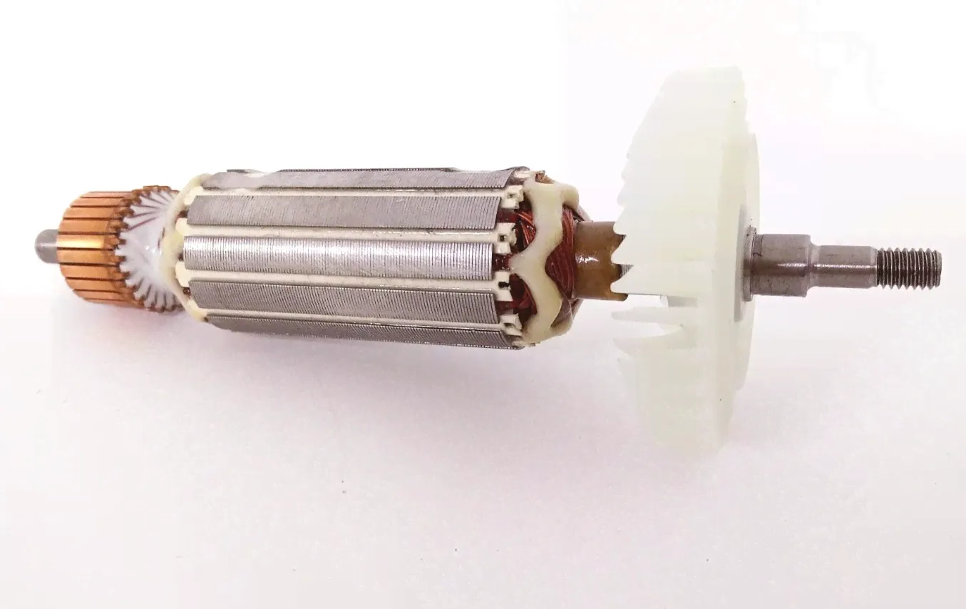 Ротор / Якорь для болгарки УШМ Makita GA5030, GA4530, Z-образная заливка, ПРОФЕССИОНАЛЬНОЕ ИСПОЛНЕНИЕ (517649-4 / 5176494)