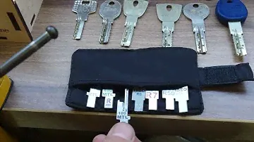 Слесарный инструмент Комплект PROFI гибрид для Multlock и Iseo